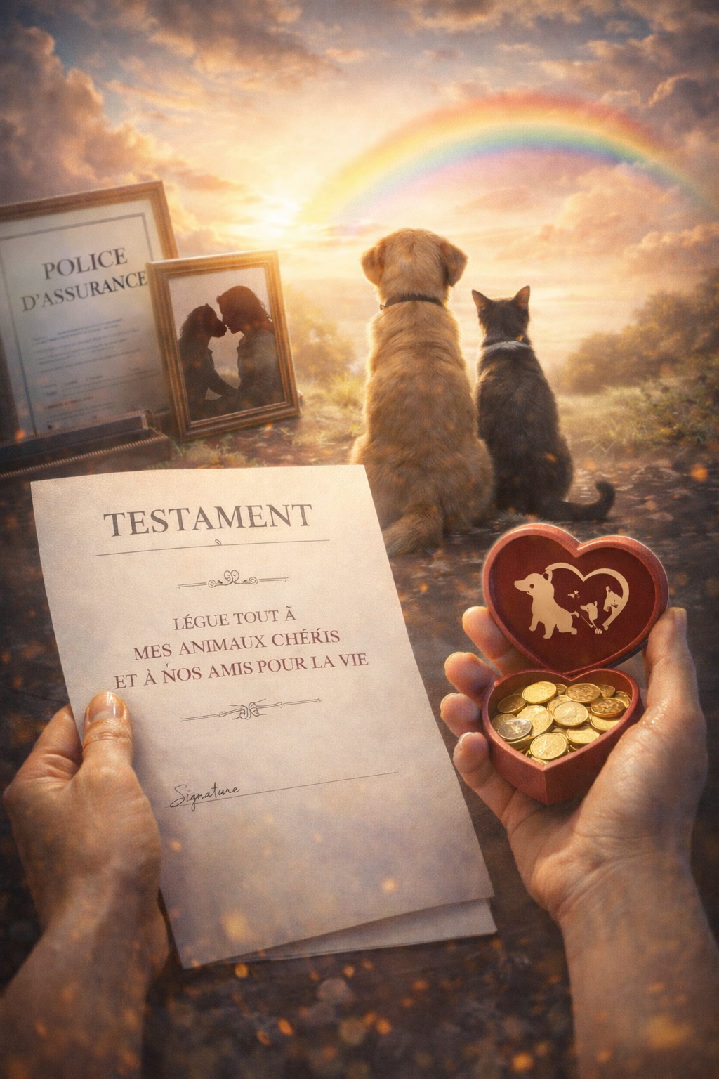 Legs et assurance-vie pour soutenir Nos Amis Pour La Vie