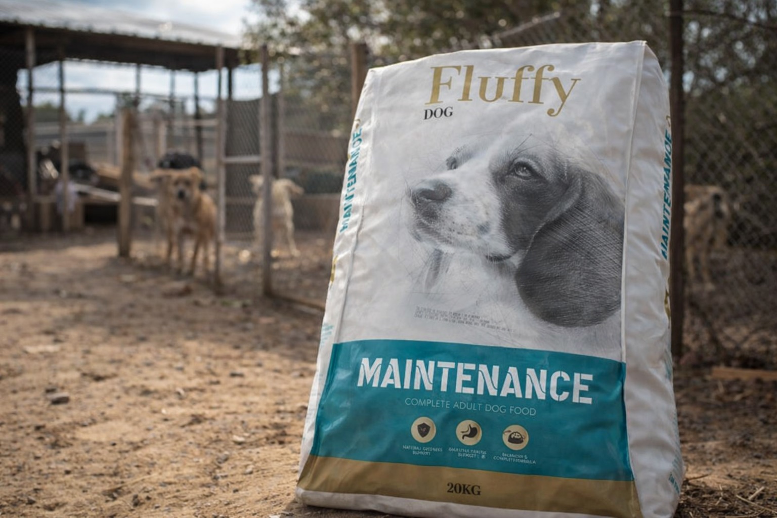 Sac de croquettes Fluffy