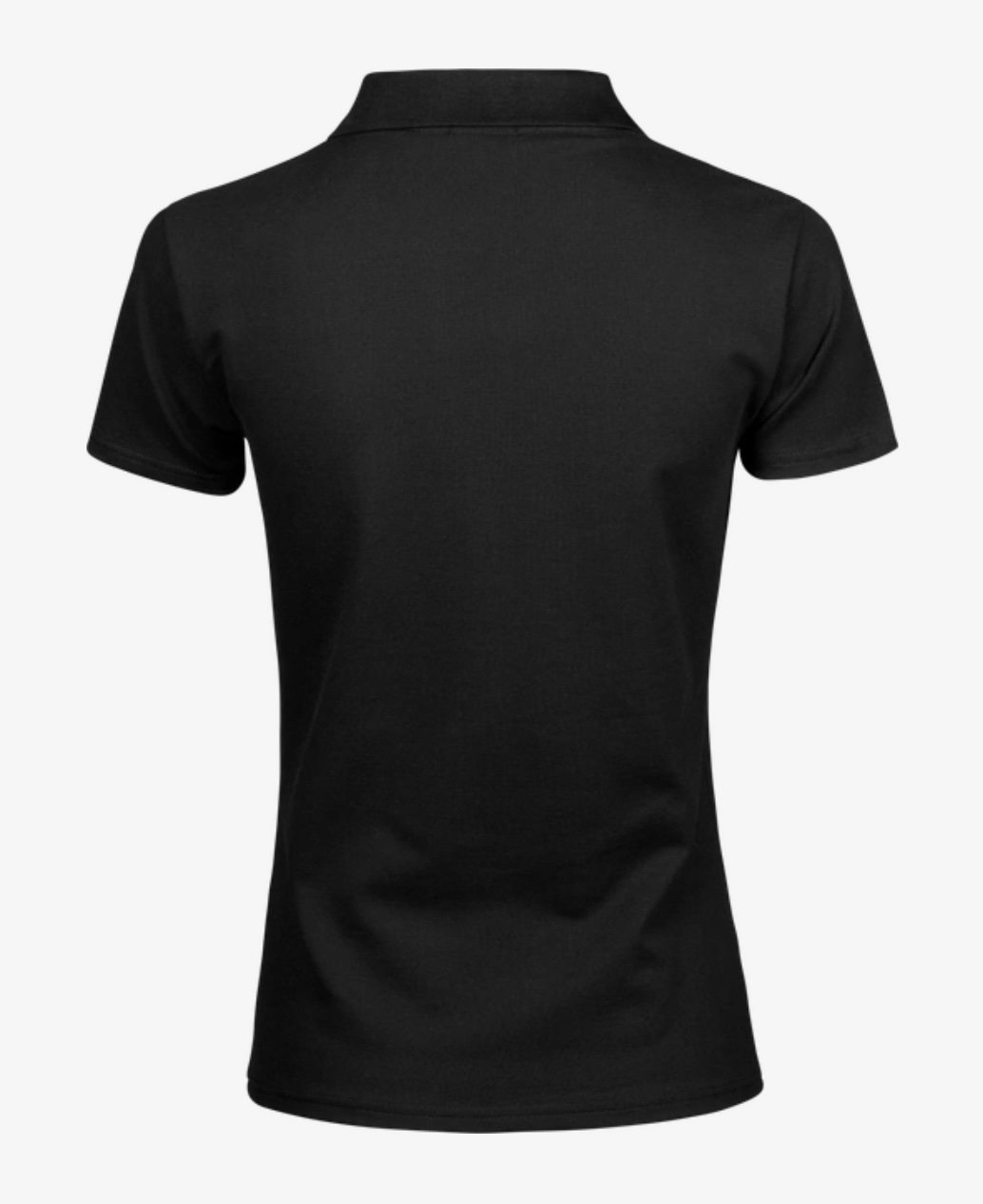 Women's Luxury Stretch Polo Black view 3