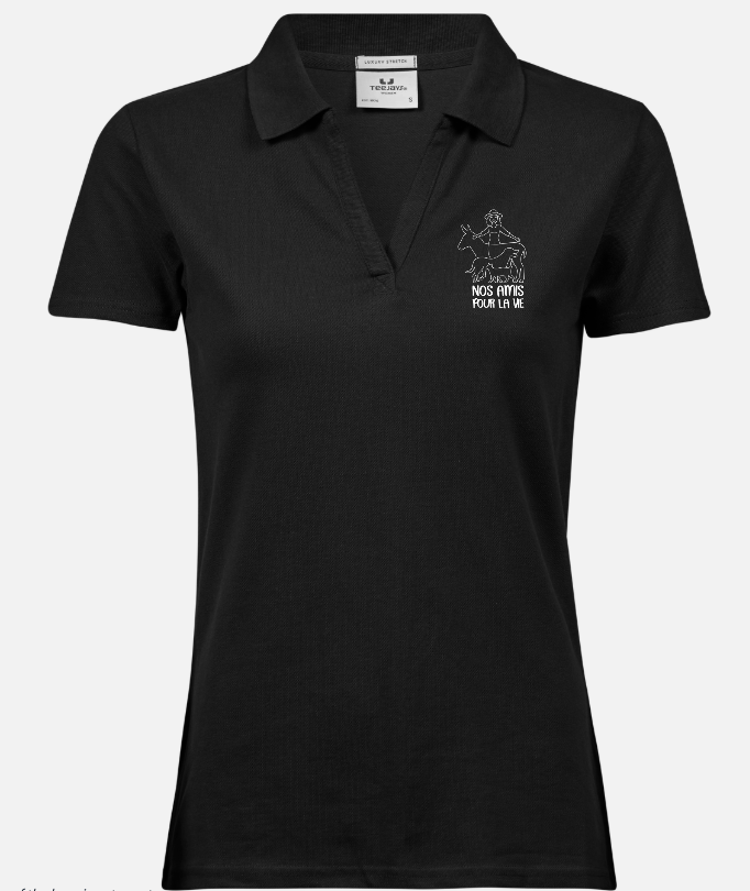 Women's Luxury Stretch V Neck Polo